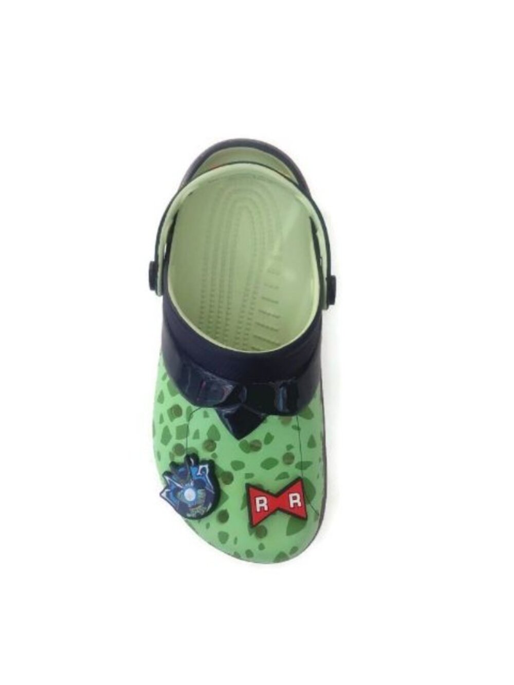 CROCS Dragon Ball Z Cell Classic Clog Mens 6 Womens 8 Sandals Croslite Green NWT - Picture 2 of 12